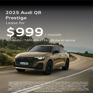 2025 Audi Q8 Prestige front facing special
